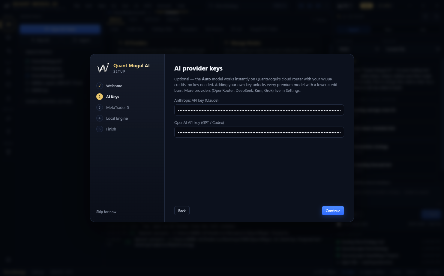 AI keys step
