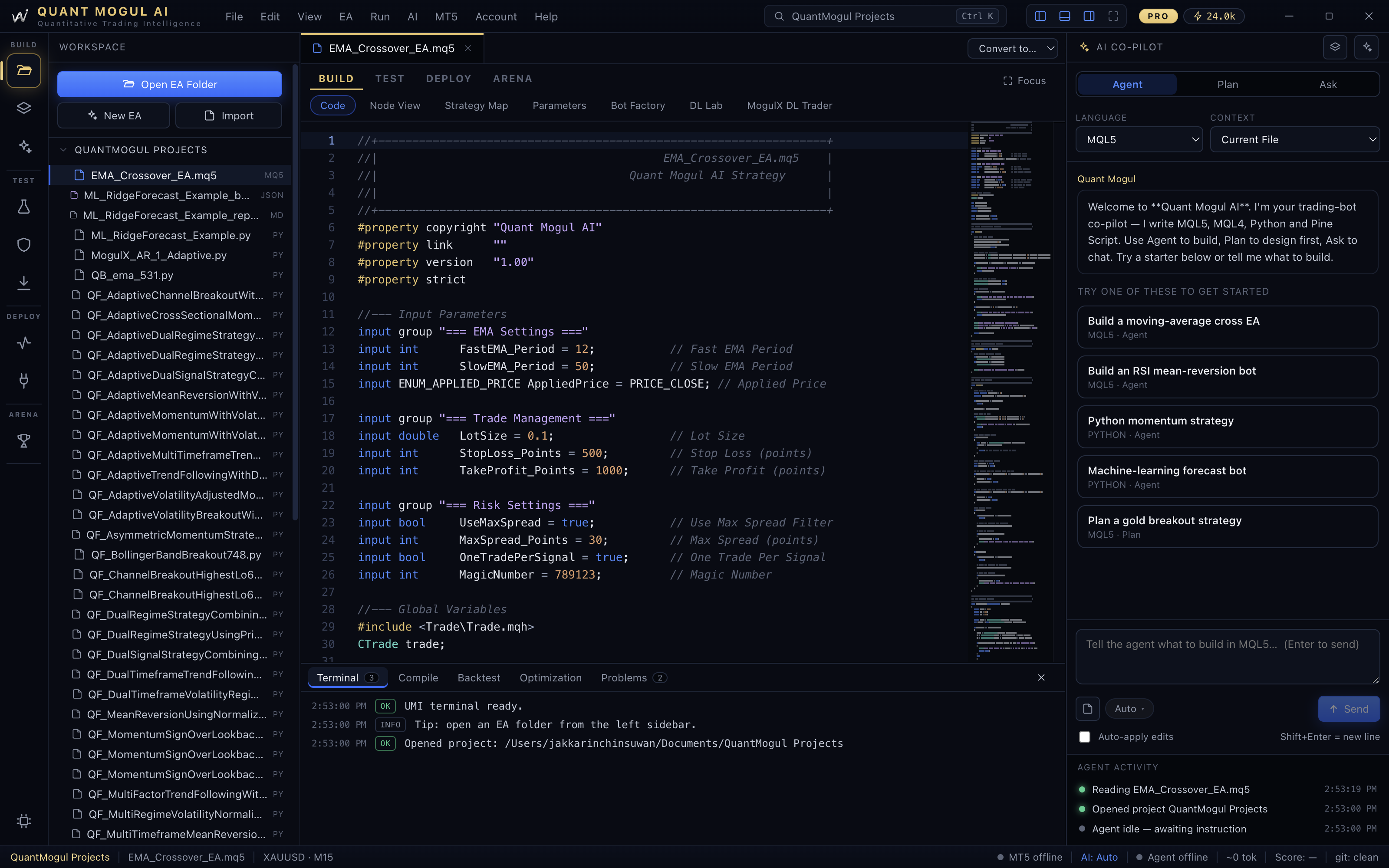 Code editor