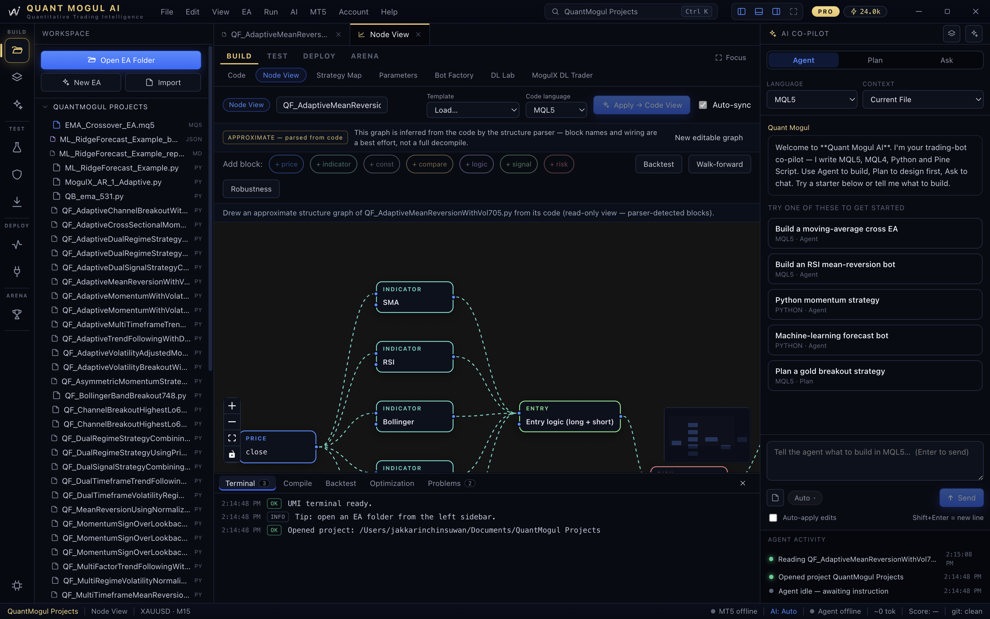 Node view approximate